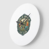 Goblin Gremlin Kat Cute Kitty Design - Goblin Grem Grote Klok (Hoek)