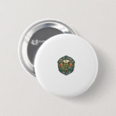 Goblin Gremlin Kat Cute Kitty Design - Goblin Grem Ronde Button 5,7 Cm (Voorkant /achterkant)
