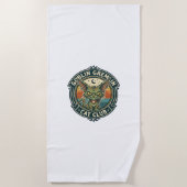 Goblin Gremlin Kat Cute Kitty Design - Goblin Grem Strandlaken (Voorkant)
