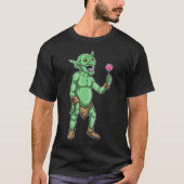Goblin Halloween Lollipop T-shirt (Voorkant)