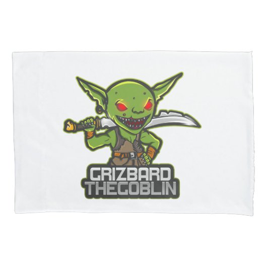 Goblin heet Grizbard Kussensloop (Voorkant)
