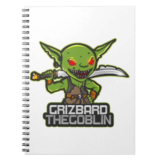 Goblin heet Grizbard Notitieboek (Voorkant)