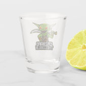 Goblin heet Grizbard Shot Glas (Achterkant)