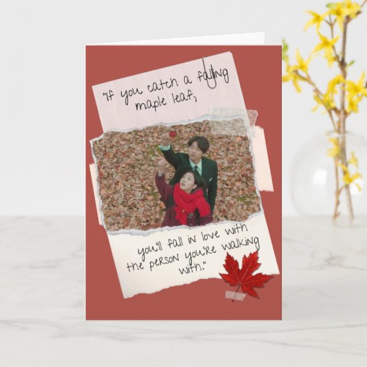 Goblin kdrama Valentijn Kaart (Gele Bloem)