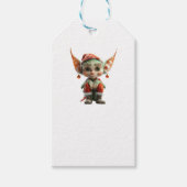 Goblin Kerst Elf Kraft Gift Labels Cadeaulabel (Voorkant)