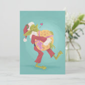 Goblin Kerstmis - Nice en Basic Feestdagenkaart (Staand voorkant)