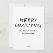 Goblin Kerstmis - Nice en Basic Feestdagenkaart (Achterkant)