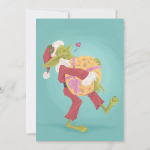 Goblin Kerstmis - Nice en Basic Feestdagenkaart