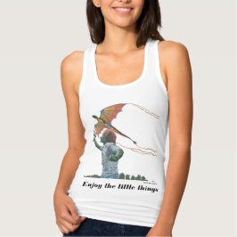 Goblin Kind Vliegende Dragon Kite Fantasy Art Shir Tanktop