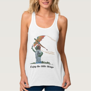 Goblin Kind Vliegende Dragon Kite Fantasy Art Shir Tanktop