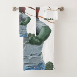 Goblin Kind Vliegende Dragon Kite Fantasy Badhandd Bad Handdoek