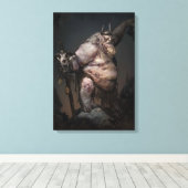 Goblin King Concept Canvas Afdruk (Insitu (Houten vloer))