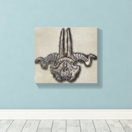 Goblin King Team Icon Canvas Afdruk (Insitu (Houten vloer))