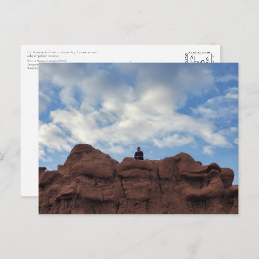 Goblin King Utah Hoodoo Briefkaart (Voorkant / Achterkant)