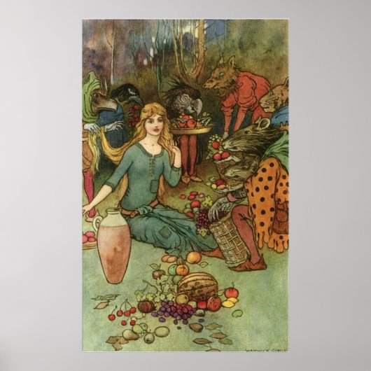 Goblin Market by warwick goble Poster (Voorkant)