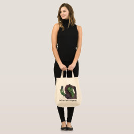 Goblin Meisje Mobiele Telefoon Selfie Canvas tas