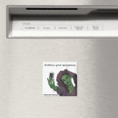 Goblin Meisje Mobiele Telefoon Selfie Koelkastmagn Magneet (Insitu (Vaatwasser))