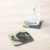 Goblin Meisje Mobiele Telefoon Selfie Plastic Onde Bier Onderzetter (Rechterzijde)