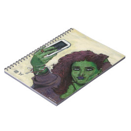 Goblin Meisje Mobiele Telefoon Selfie Spiral Notit Notitieboek