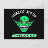Goblin Mode geactiveerd Briefkaart (Voorkant)