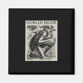 Goblin Mode Goblincore Fairycore Medieval Grunge Magneet