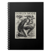 Goblin Mode Goblincore Fairycore Medieval Grunge Notitieboek (Voorkant)