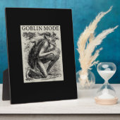 Goblin Mode Goblincore Fairycore Middeleeuwse Grun Fotoplaat (Zijkant)