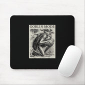Goblin Mode Goblincore Fairycore Middeleeuwse Grun Muismat (Met muis)