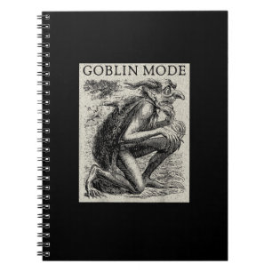 Goblin Mode Goblincore Fairycore Middeleeuwse Grun Notitieboek