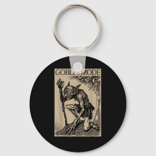 Goblin Mode Goblincore Vintage Esthetiek Grappig Sleutelhanger
