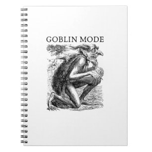 Goblin Mode Goblincore Vintage Esthetiek Grappig U Notitieboek