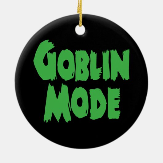 GOBLIN MODE KERAMISCH ORNAMENT (Achterkant)
