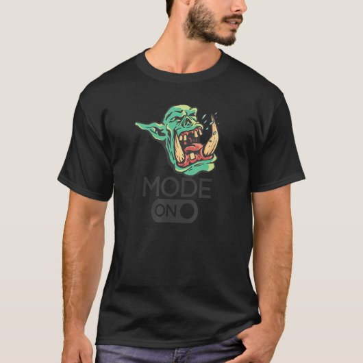 GOBLIN MODE ON Goblins Screaming Active Meme T-shirt (Voorkant)