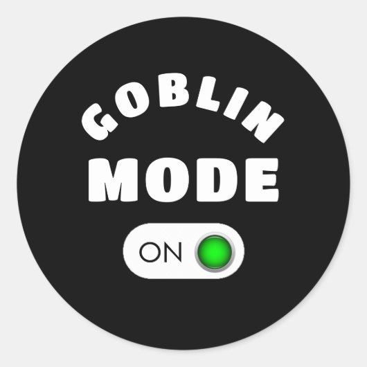 Goblin Mode Stickers (Voorkant)
