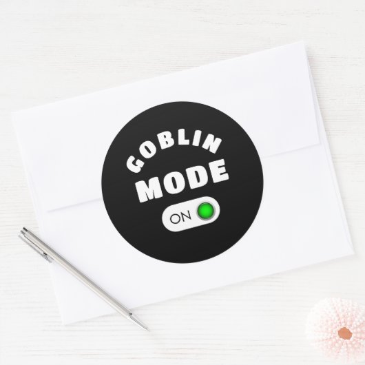 Goblin Mode Stickers (Envelop)