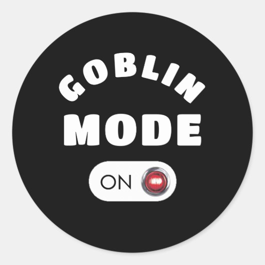 Goblin Mode Stickers (Voorkant)