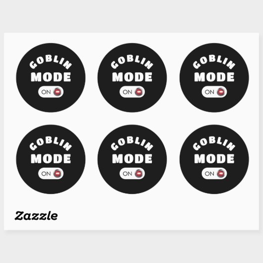 Goblin Mode Stickers (Vel)