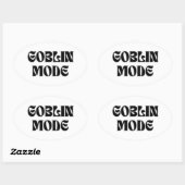 Goblin Mode  Stijl Sticker (Vel)