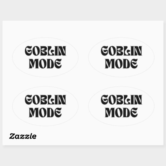 Goblin Mode Stijl Sticker (Vel)
