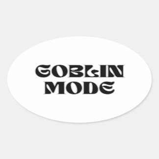 Goblin Mode Stijl Sticker