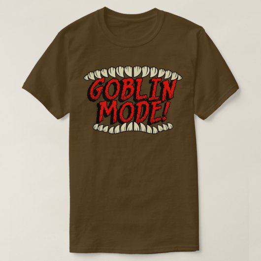 GOBLIN MODE T-SHIRT (Design voorkant)