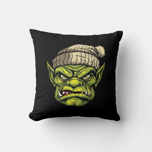 Goblin Mode: Winter Edition Kussen (Voorkant)