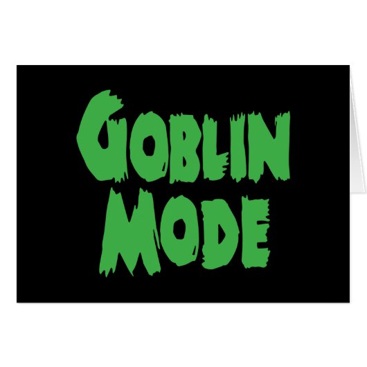 GOBLIN-MODUS WENSKAART (Voorkant Horizontaal)