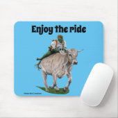 Goblin Rider Ox Racer Fantasy Art Muismat (Met muis)
