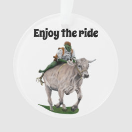 Goblin Rider Ox Racing Fantasy Acryl Ornament