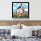 Goblin Rider Ox Racing Fantasy Art Canvas Afdrukke (Insitu (Slaapkamer))