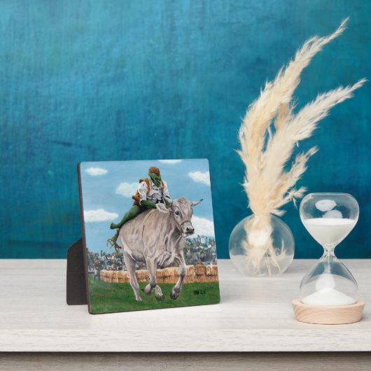 Goblin Rider Ox Racing Fantasy Art Fotoplaat (Insitu)