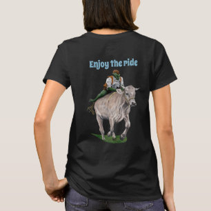 Goblin Rider Ox Racing Fantasy Art Shirten T-shirt