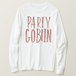 Goblin roos Gold glitter T-shirt