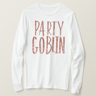 Goblin roos Gold glitter T-shirt